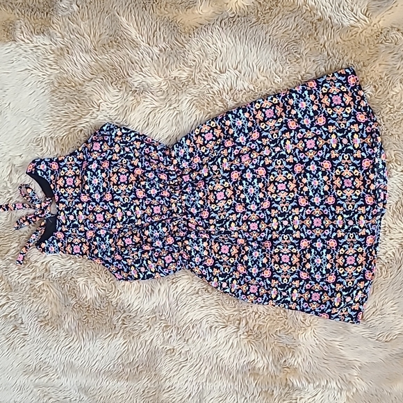 Xhilaration Dresses & Skirts - Xhilaration Medium Sleeveless Floral Tie Back Mini Short Dress